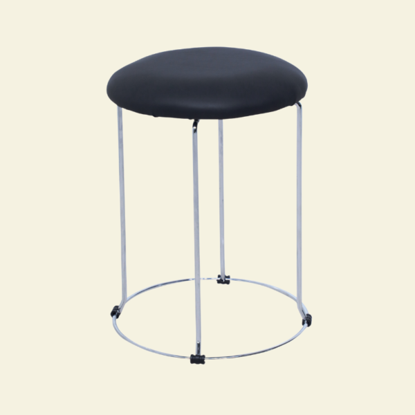 The RBC-129 Dining Stool offers a modern blend of durability, style, and comfort, making it an ideal choice for both salon and home use. With a metal stainless steel frame and premium PU-coated fabric, this stool delivers a lasting seating solution that seamlessly complements various settings.