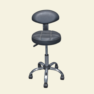 The RBC-156 is a stylish and highly functional stool designed with ergonomics in mind. This stool is perfect for professional environments such as salons, spas, and studios, offering both comfort and mobility for long working hours.