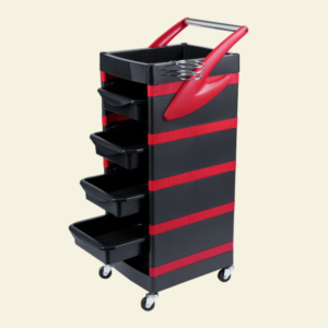 The RBC-115 Salon Trolley is an efficient and versatile multi-drawer storage solution ideal for salons, spas, and barber shops. Designed for easy mobility and large capacity, it helps keep your workspace organized and clutter-free.