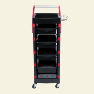 The RBC-115 Salon Trolley is an efficient and versatile multi-drawer storage solution ideal for salons, spas, and barber shops. Designed for easy mobility and large capacity, it helps keep your workspace organized and clutter-free.