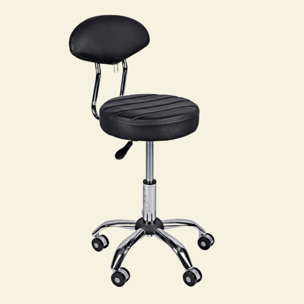 Pro Salon Stool (RBC-157) – a perfect blend of style, comfort, and durability designed to elevate the experience of every salon professional. This sleek, ergonomically designed stool is the ideal companion for stylists who require mobility, comfort, and reliability throughout their busy day.