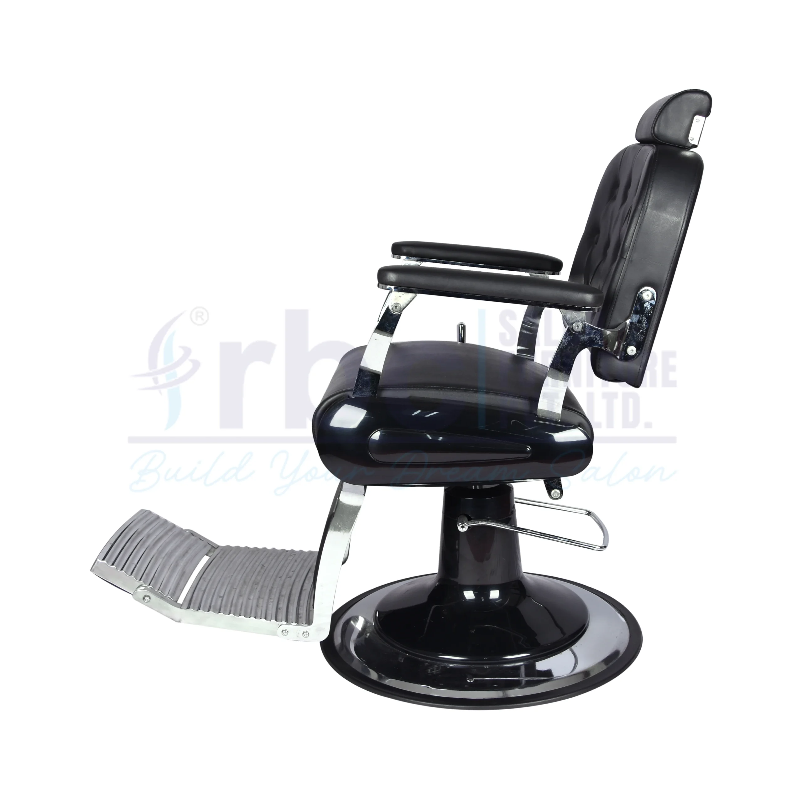 rbc 286 vintage tufted black hydraulic barber chair r