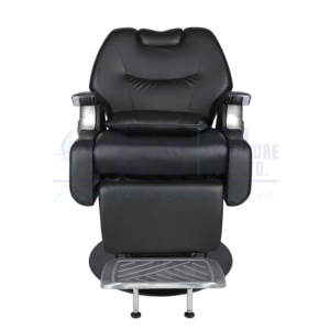 RBC 431 Motorized Electric Reclining Barber Chair with USB Ports and Round Base
