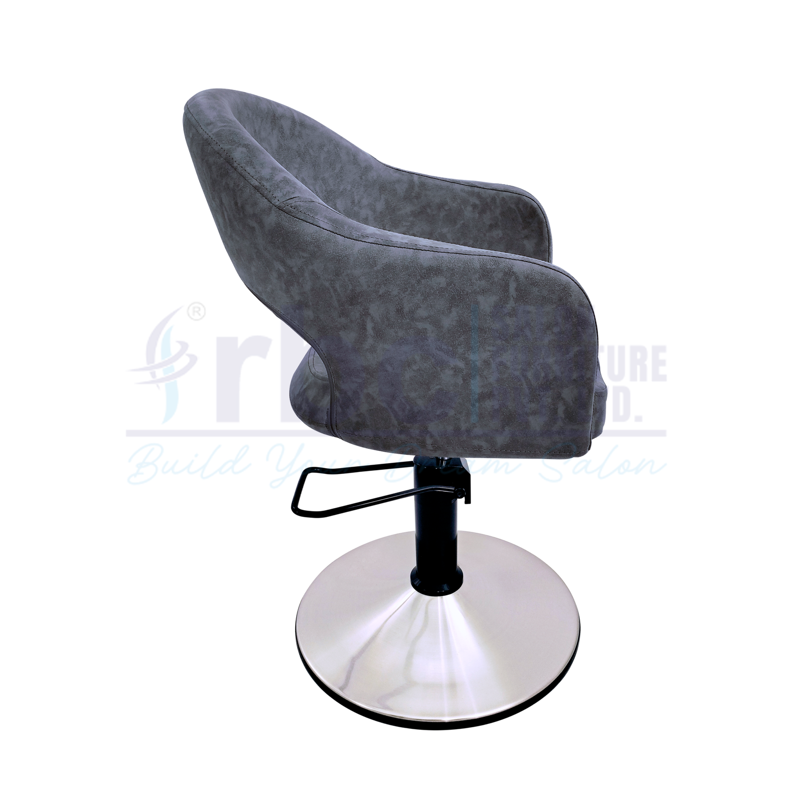 rbc 432 premium grey hydraulic styling chair l