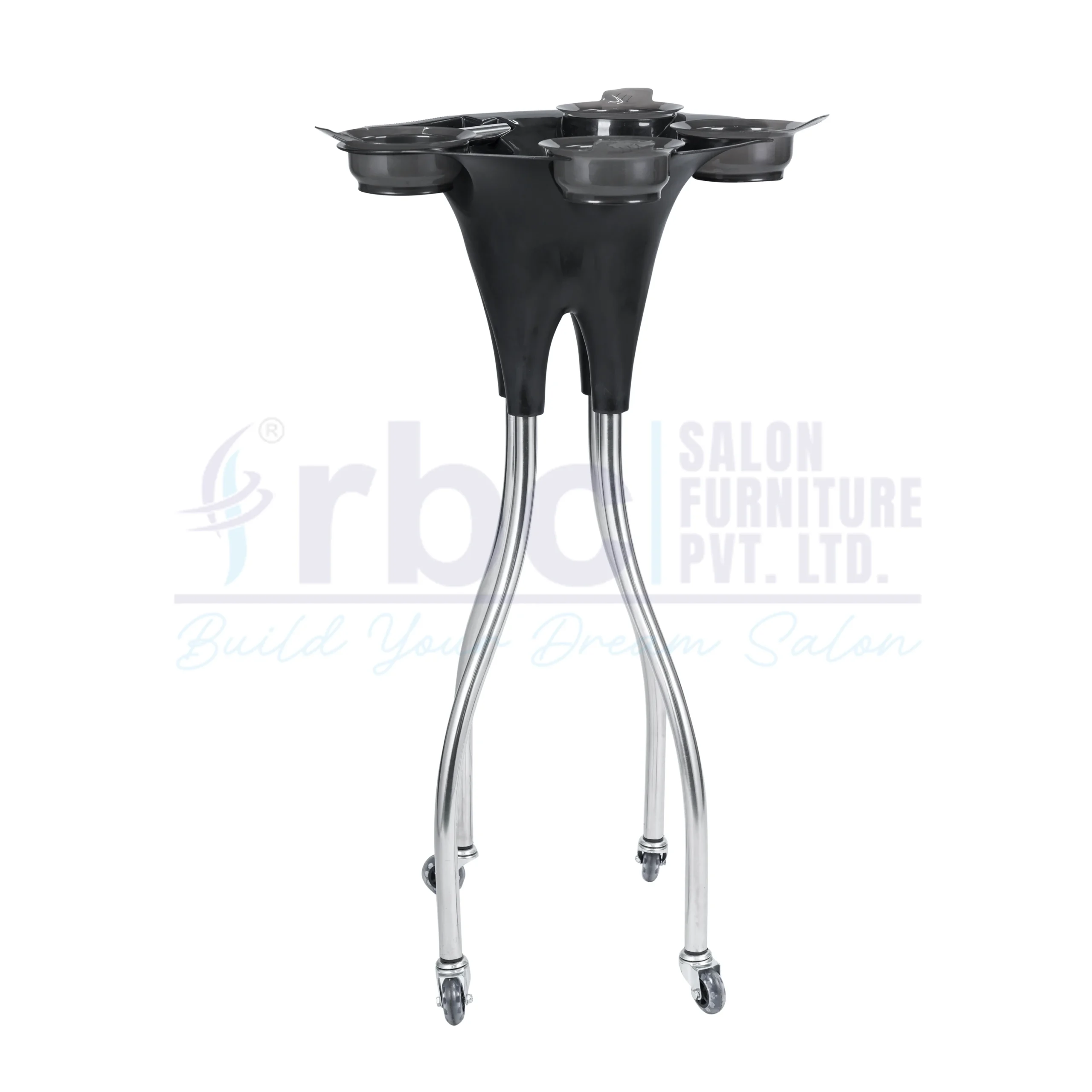 rbc 107 professional hair extension and dye service trolley stand f