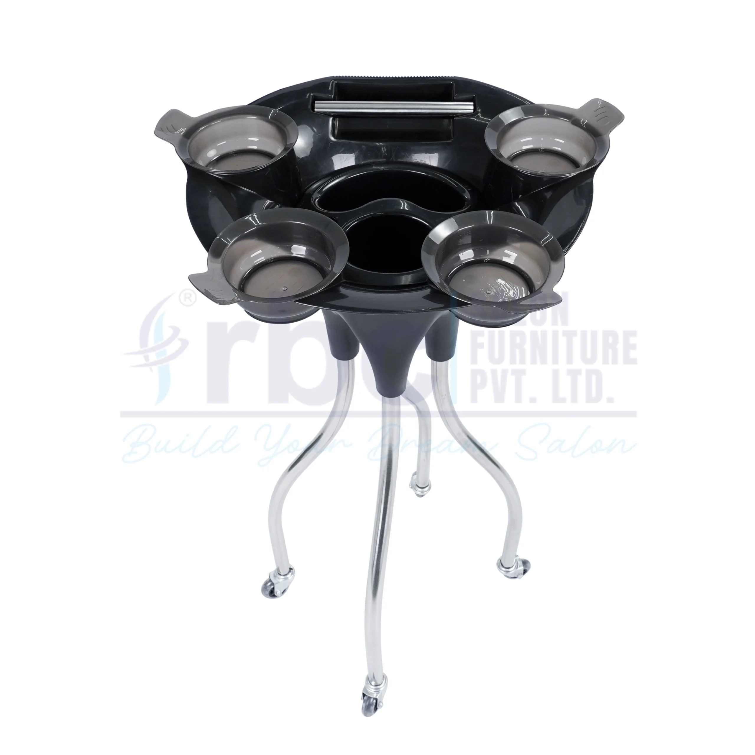 rbc 107 professional hair extension and dye service trolley stand r