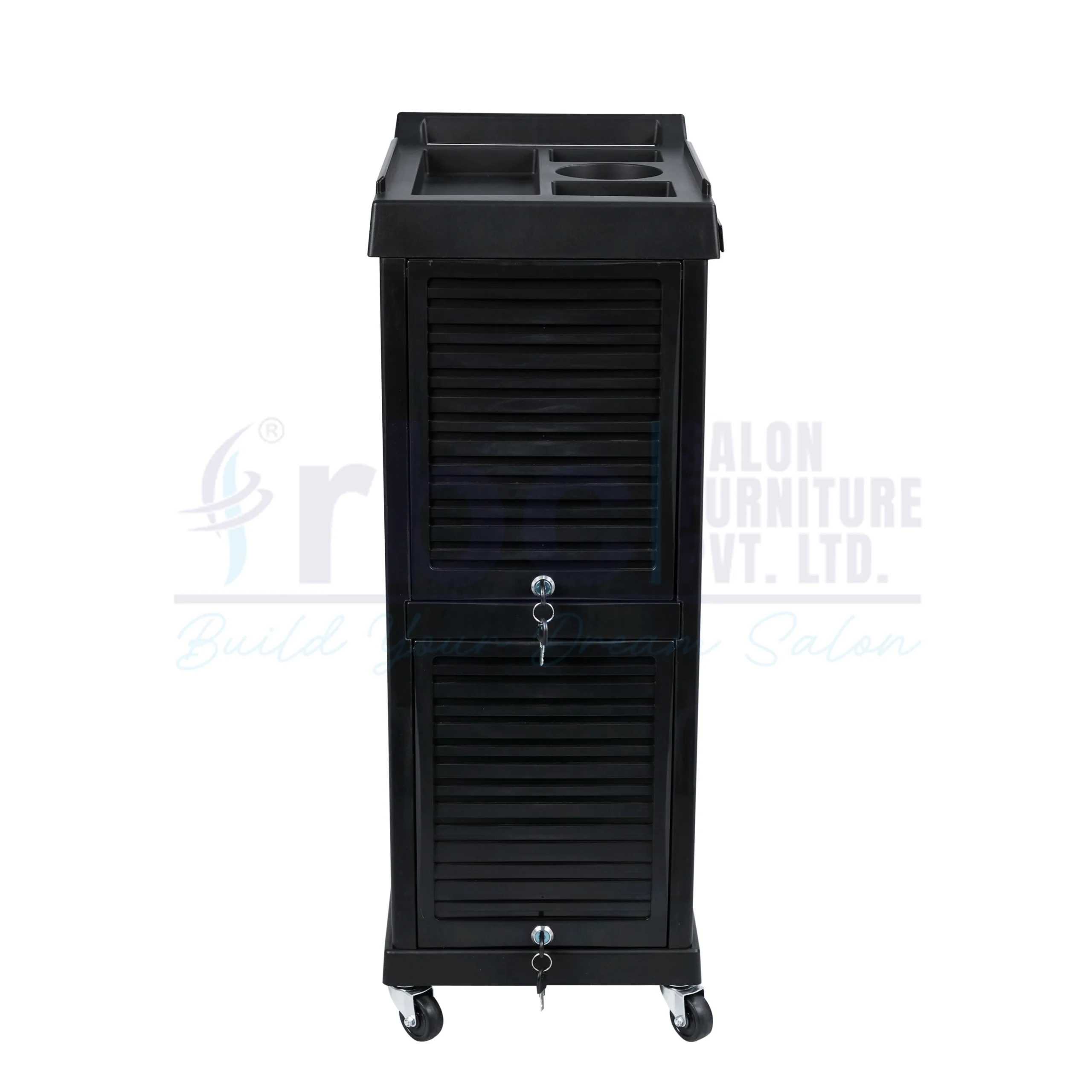 rbc 117 professional lockable salon storage trolley cart r