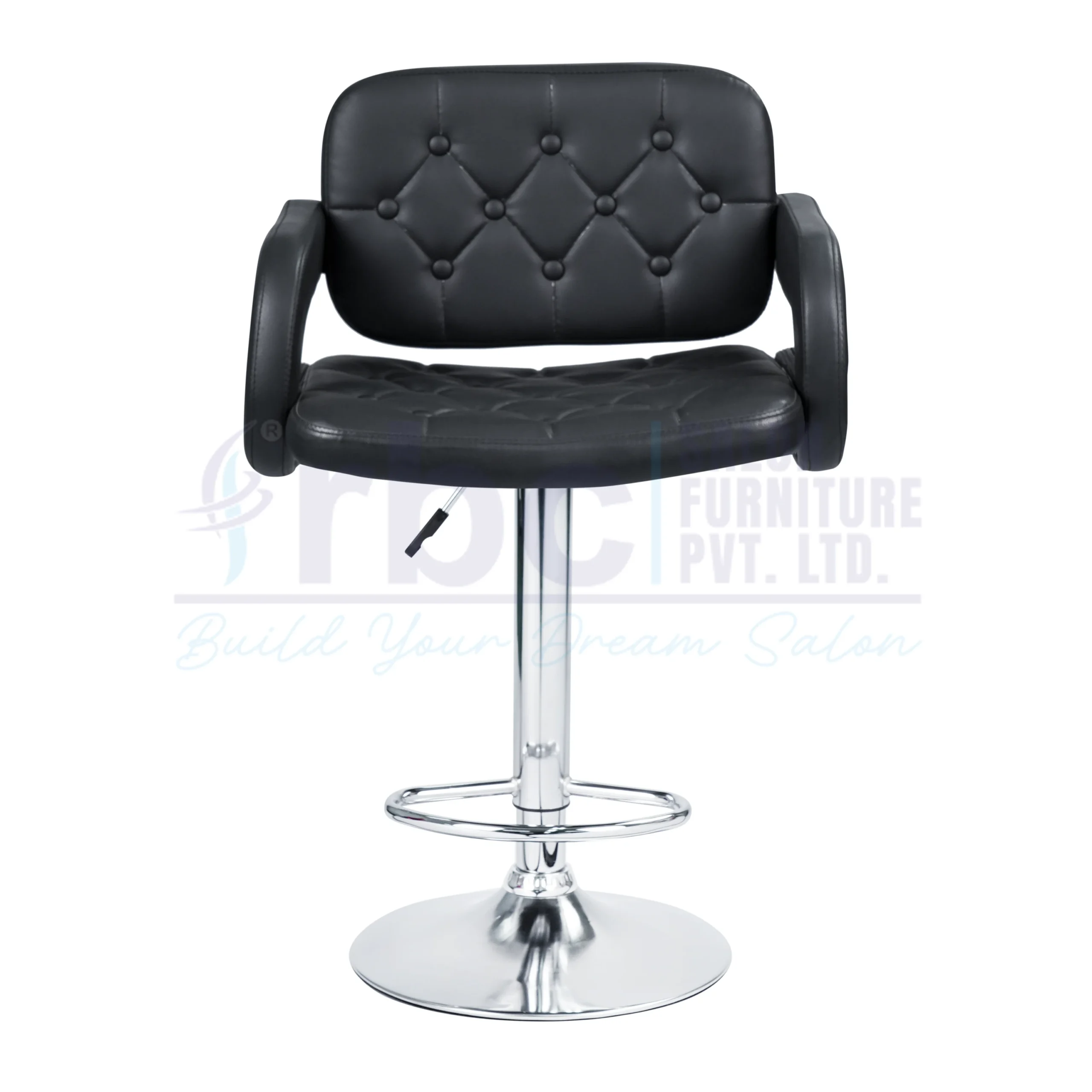 rbc 132 lightweight stainless steel salon sitting stool