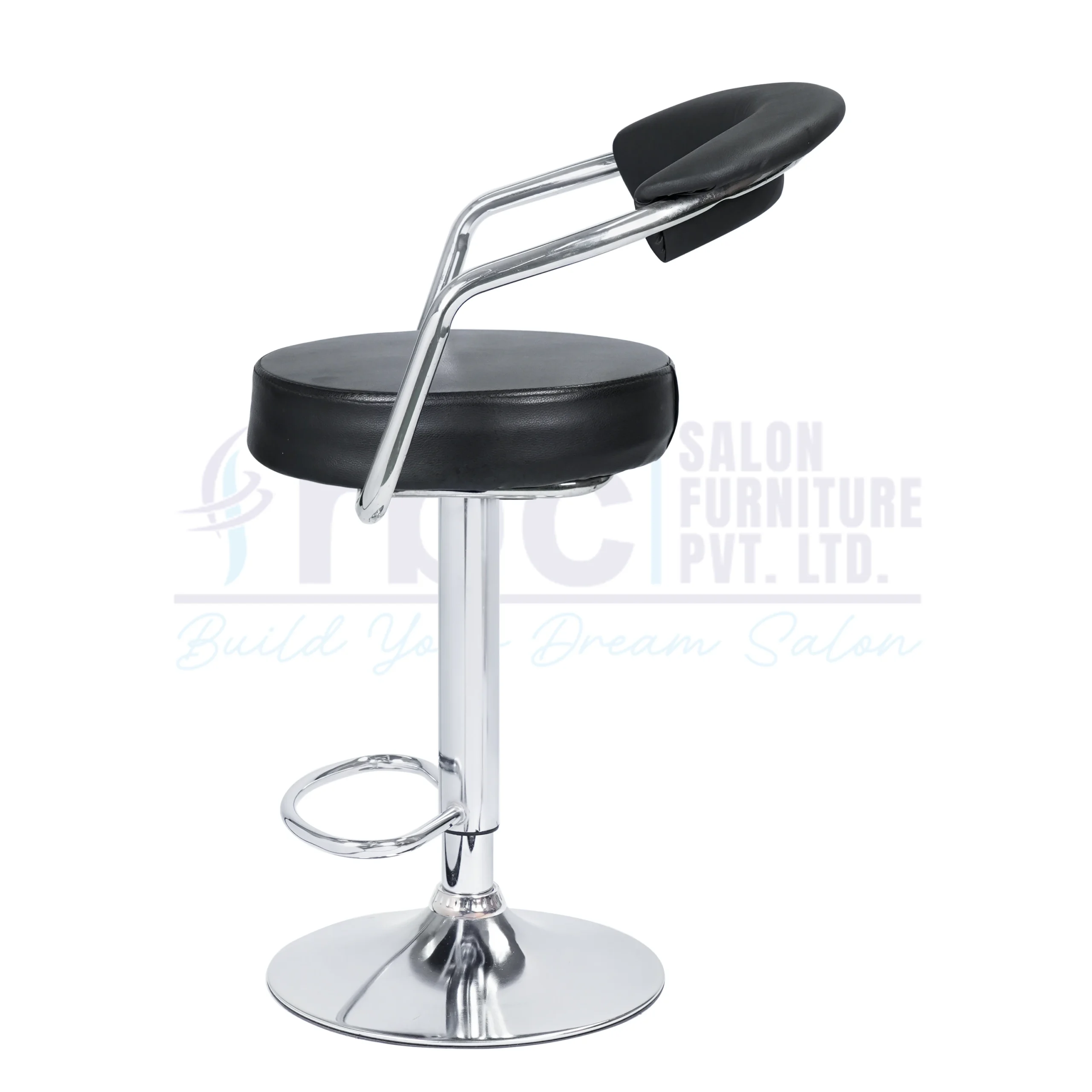 rbc 228 professional hydraulic curved backrest salon chair stool b