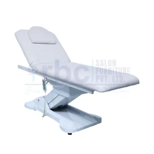 RBC 411 White Electric Motorized Spa Massage Bed with Hand Remote Control and Adjustable Backrest