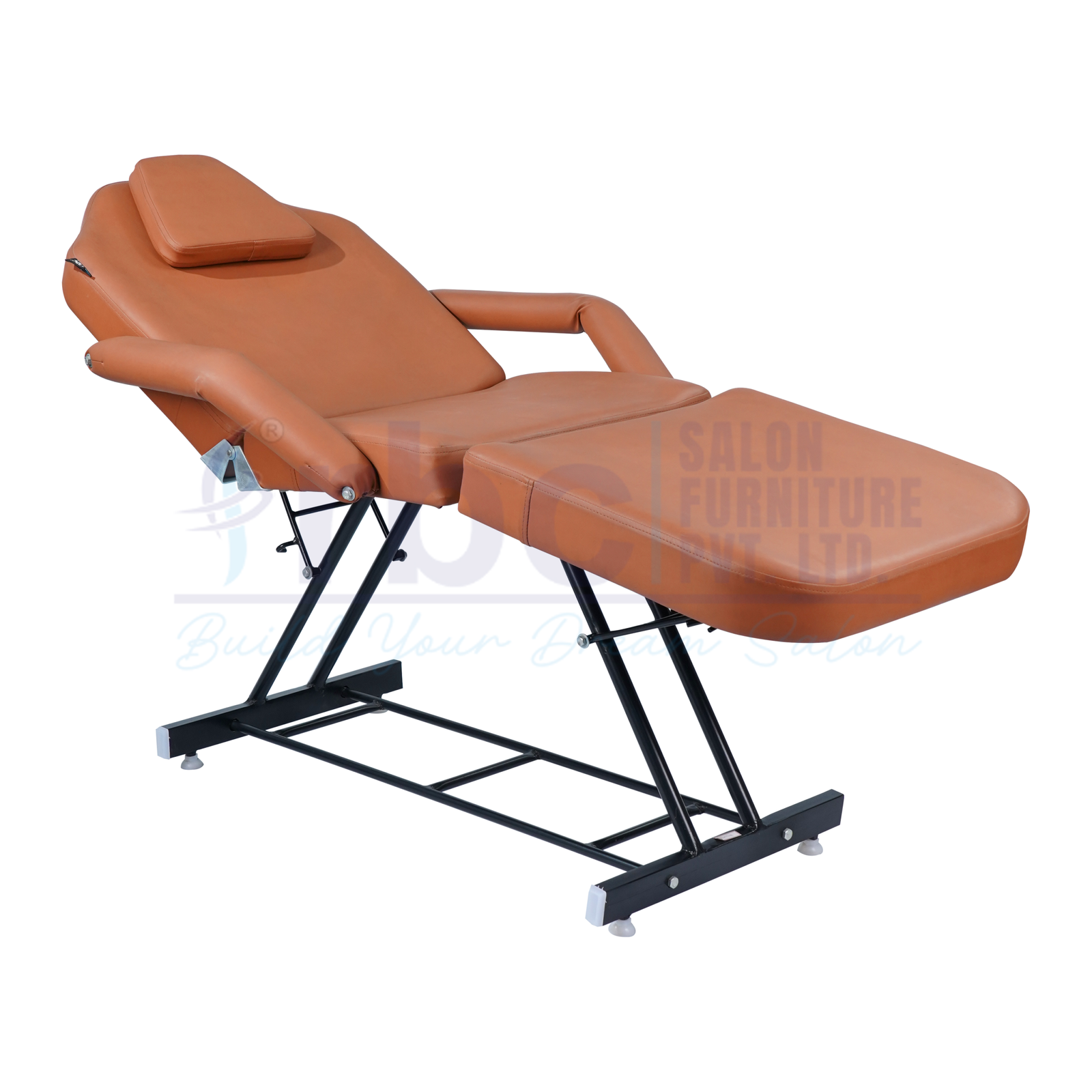 rbc 502 tan reclining facial spa chair bed l