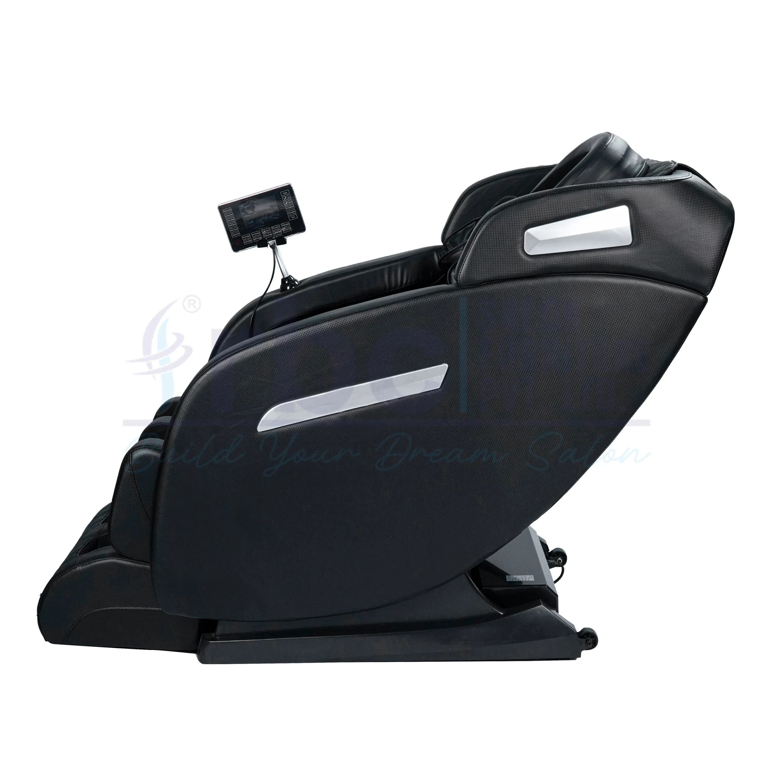 rbc 908 black professional full body reclining massage chair b
