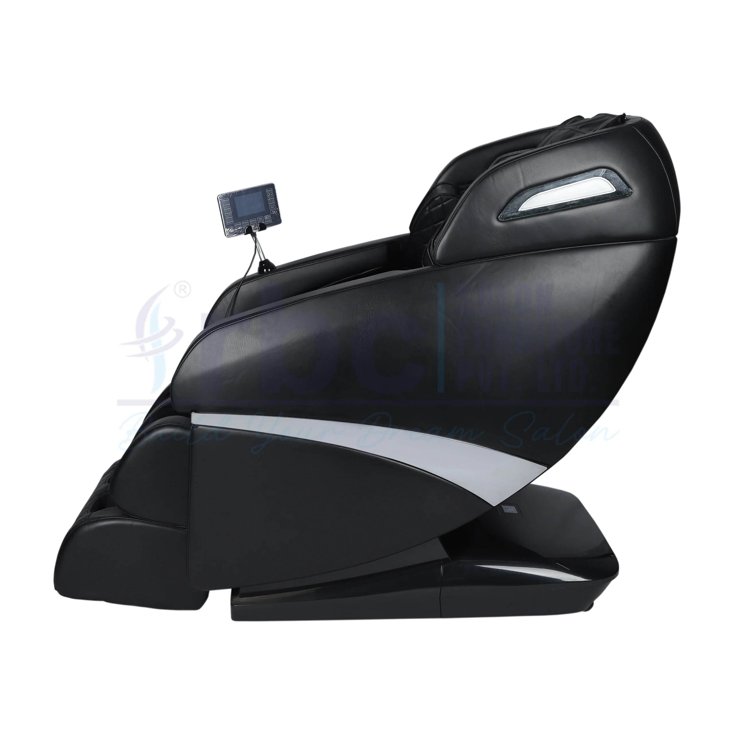 rbc 912 all black luxury full body reclining massage chair rr