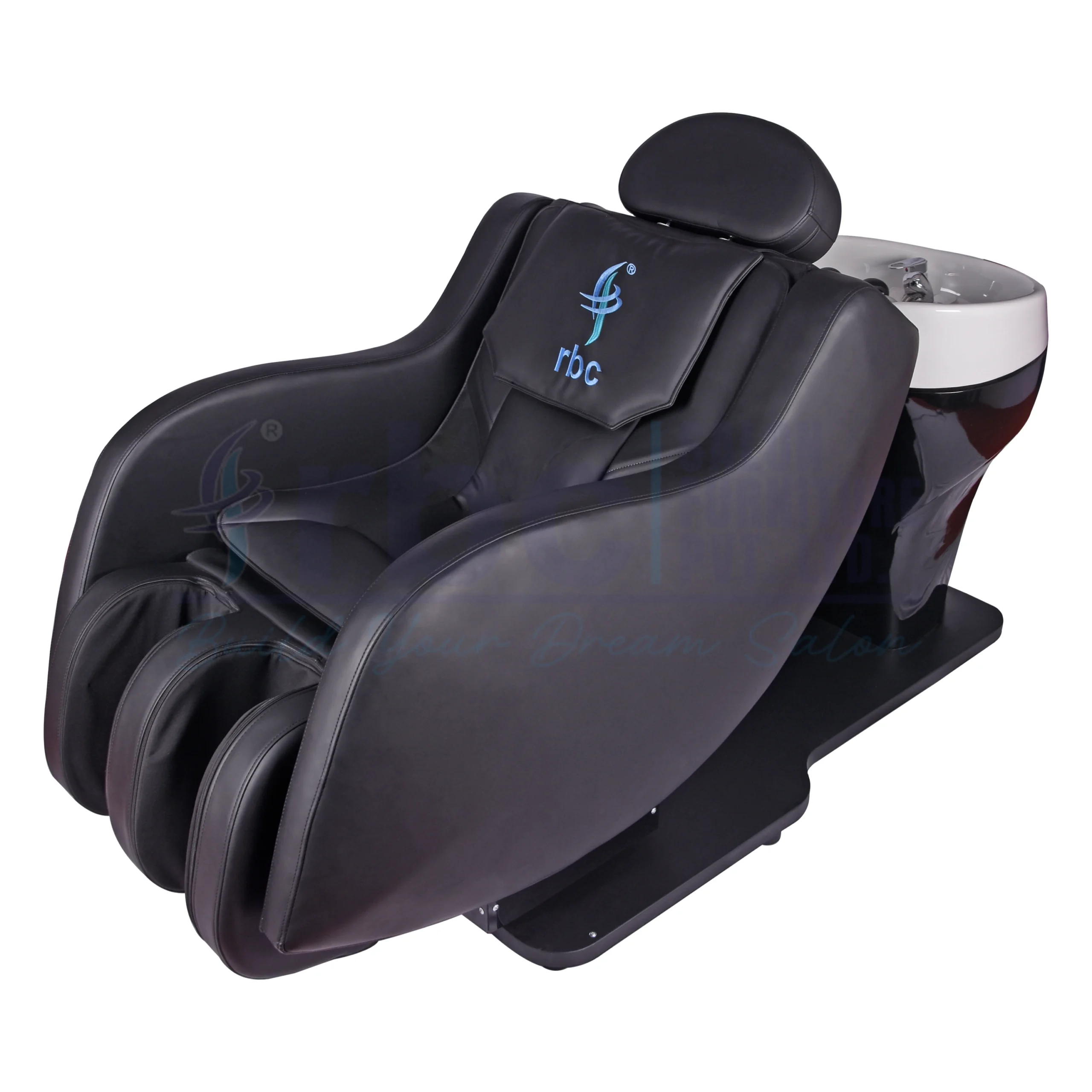 rbc 917 black full body massage shampoo station s