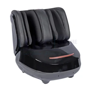 RBC F02 B All Black Electric Foot and Calf Massager with Rose Gold Accent Line and Dual Foot Slots